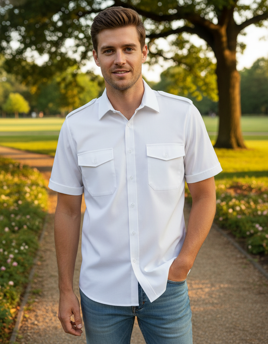 Herren Kurzarmhemd Premier PR212