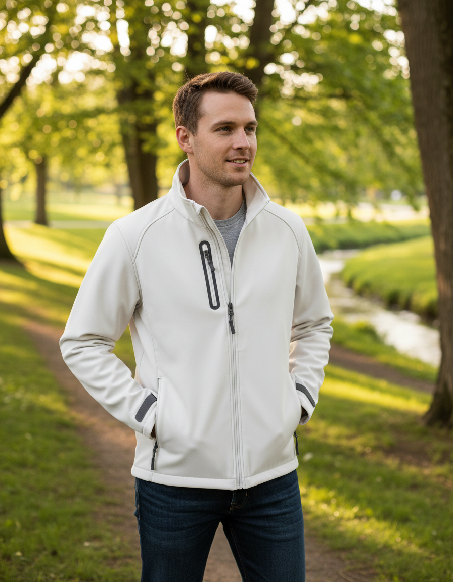 Moška Jakna B&C  X-Lite Softshell - oblekanadom