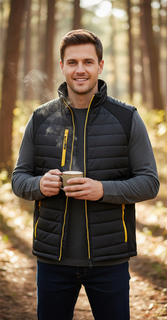 Result Recycelte ärmellose Jacke für Herren R238X