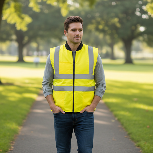 Korntex KXTABW Reflektierende ärmellose Jacke für Herren – Ural