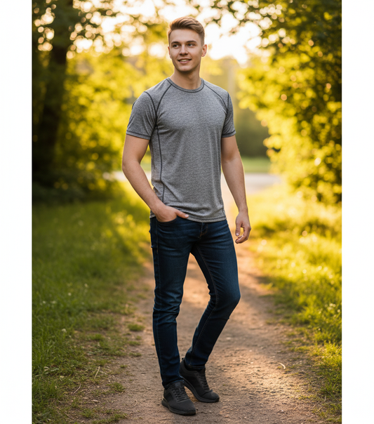Moška Majica Kratek Rokav Stedman  Sports-T Reflect Men - oblekanadom