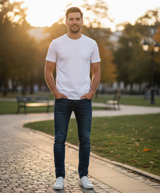 Herren Tee Jays 400 Kurzarm-T-Shirt