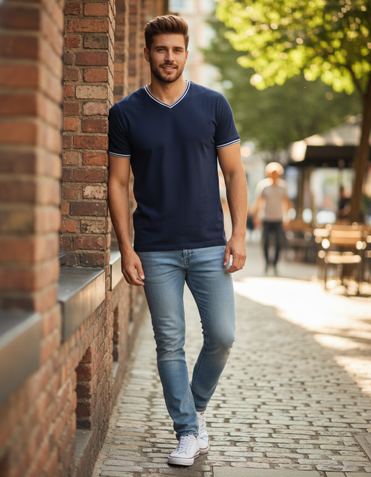 Herren-T-Shirt Kurzarm Kariban K374