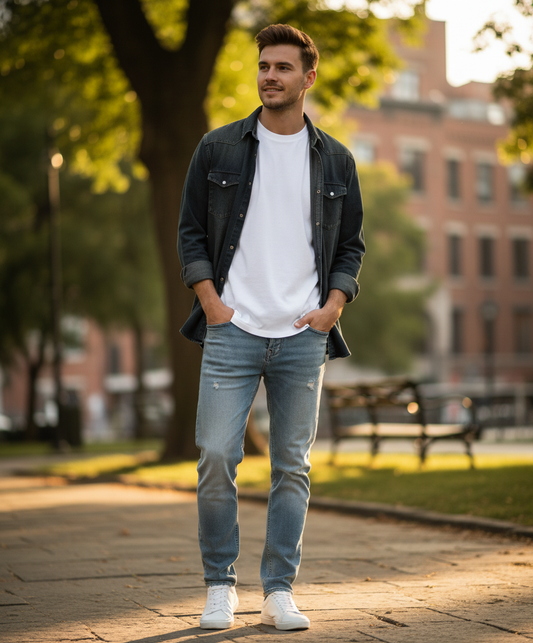 Russell 165M Kurzarm-Herren-T-Shirt