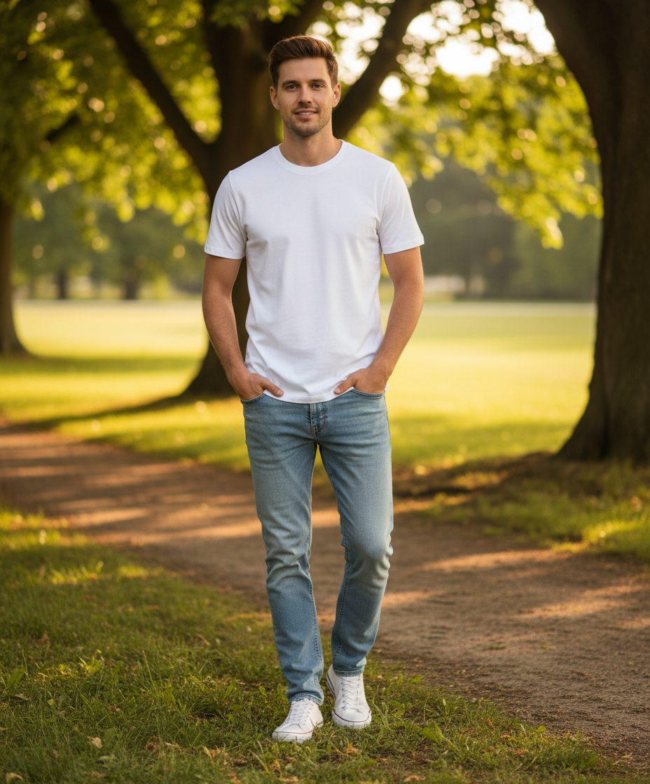 Moška Majica Kratek Rokav Stedman  Crew Neck T Morgan - oblekanadom