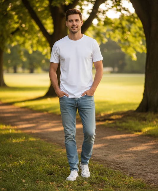 Moška Majica Kratek Rokav Stedman  Crew Neck T Morgan - oblekanadom