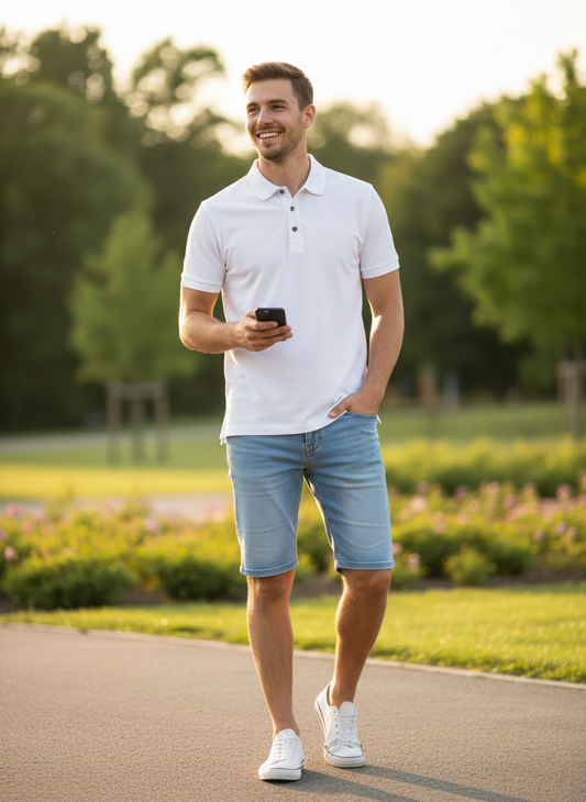 Herren Poloshirt Kurzarm T-Shirt Jays 1440