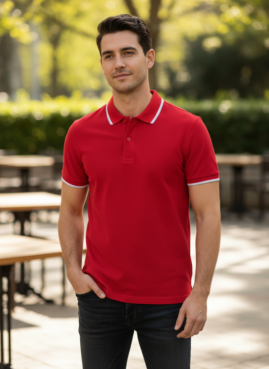 Herren Poloshirt Kurzarm Kariban K245