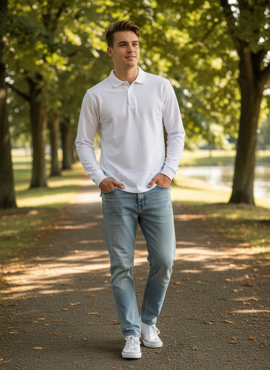 Moška Polo Majica Dolgi Rokav SOL'S  Winter II