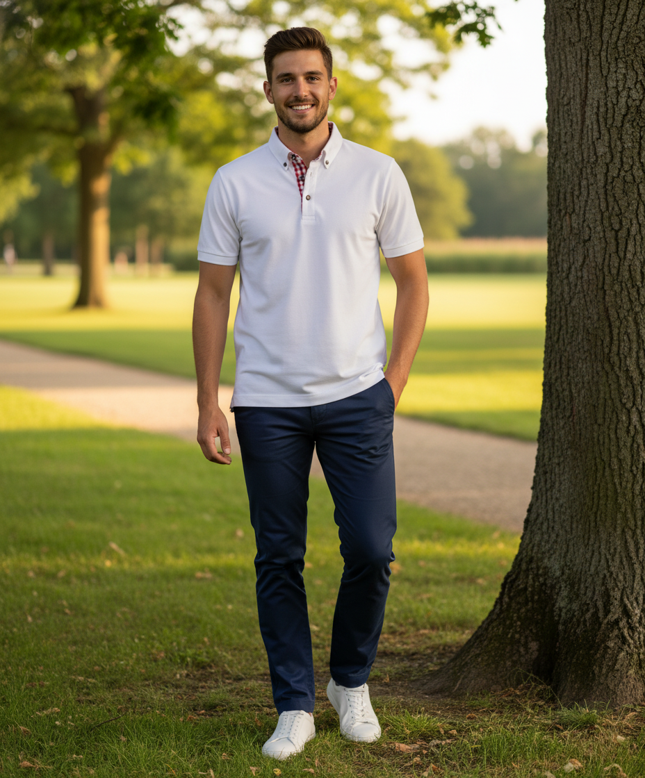 Moška Polo Majica Kratek Rokav James & Nicholson  JN 716 - oblekanadom