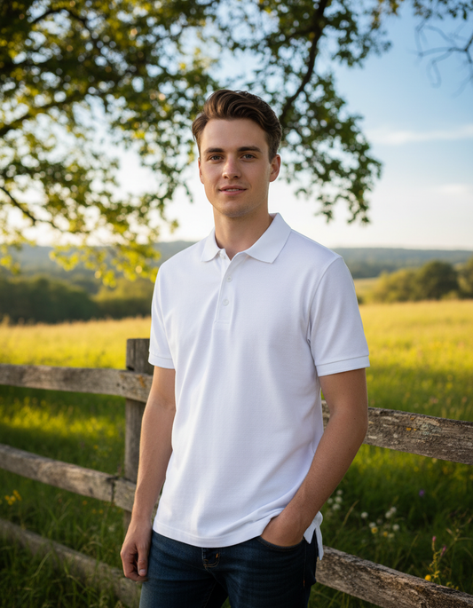 Herren-Poloshirt Kurzarm Russell 577M