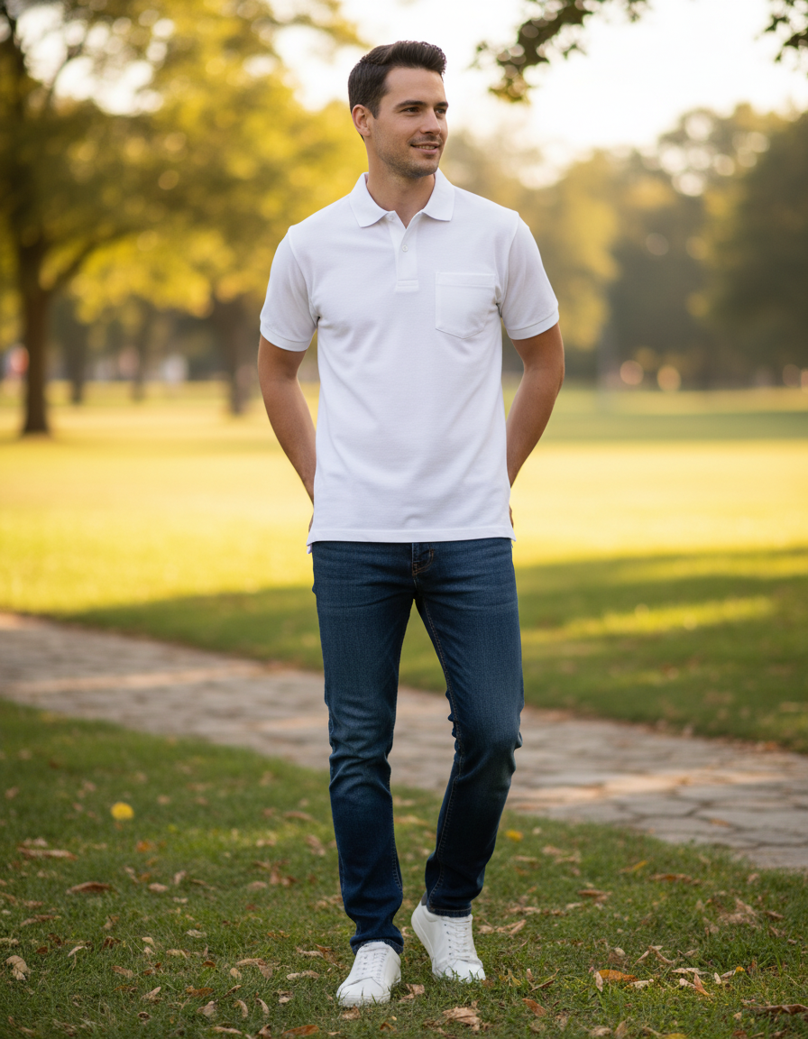 Moška Polo Majica Kratek Rokav James & Nicholson  JN 26 - oblekanadom