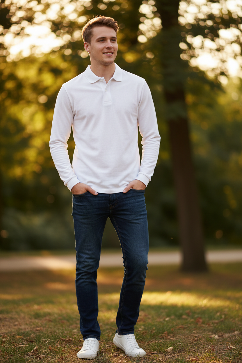 Moška Polo Majica Dolgi Rokav SOL'S  Perfect LSL Men - oblekanadom