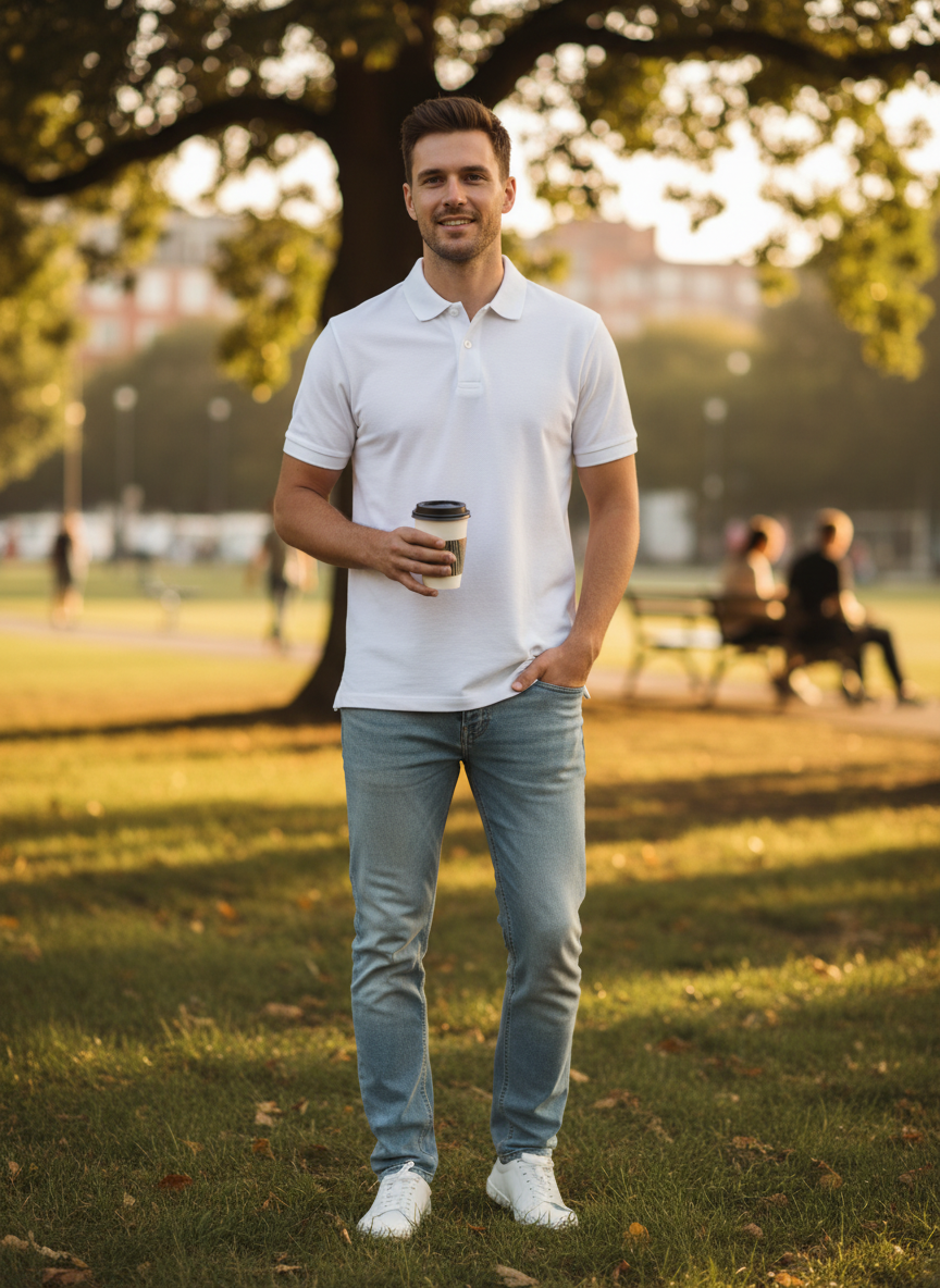 Moška Polo Majica Kratki Rokav F.O.L.  65/35 Tailored Polo - oblekanadom