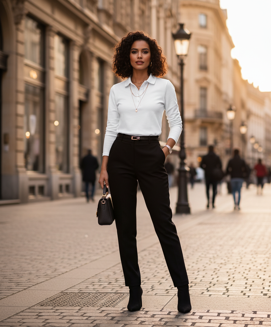 Ženska Polo Majica Z Dolgimi Rokavi B&c | Id.001 Lsl /women