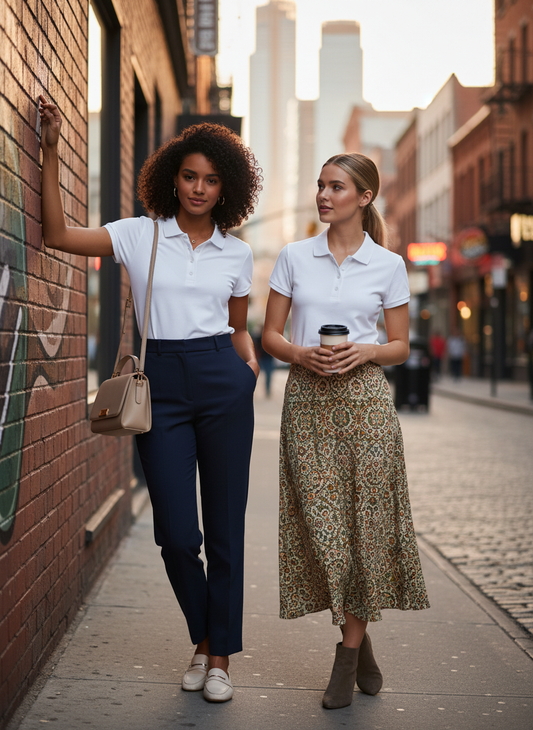 Damen Poloshirt Kurzarm Kariban K242 - Teil 1