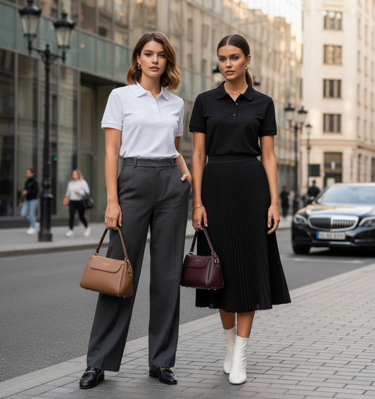 Damen-Poloshirt Kurzarm B&C My Polo 210 – Teil 1