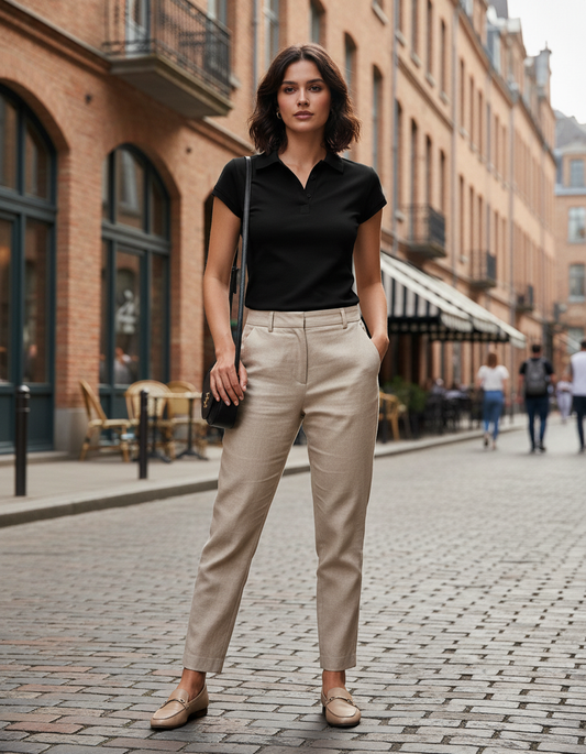 Ženska polo majica z elegantnim rebrastim vzorcem - SOL'S | Stil in udobje - oblekanadom