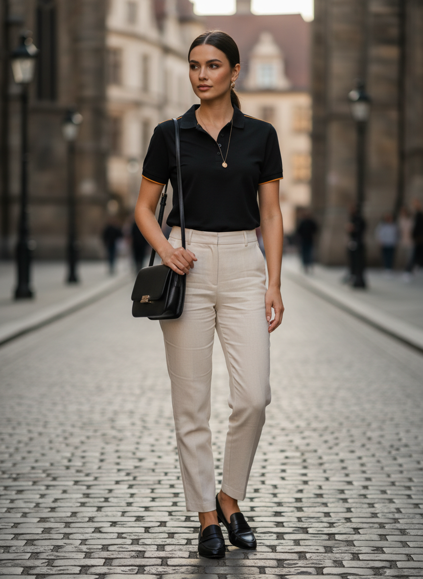Ženska delovna piqué polo majica "Vsakdanja Eleganca" - Kariban | WK271 - oblekanadom