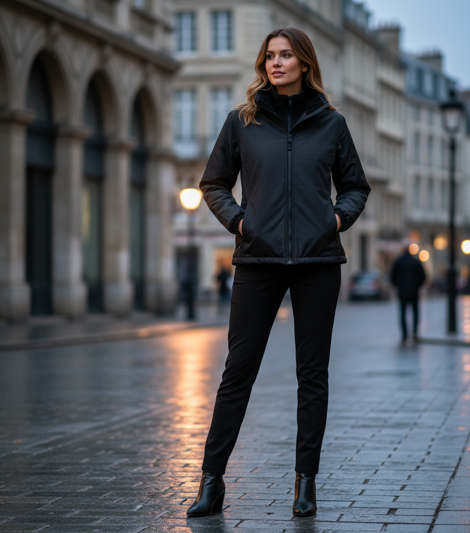 Ženska termalna jakna Russell | 530F - Udobje in eleganca za hladne dni - oblekanadom