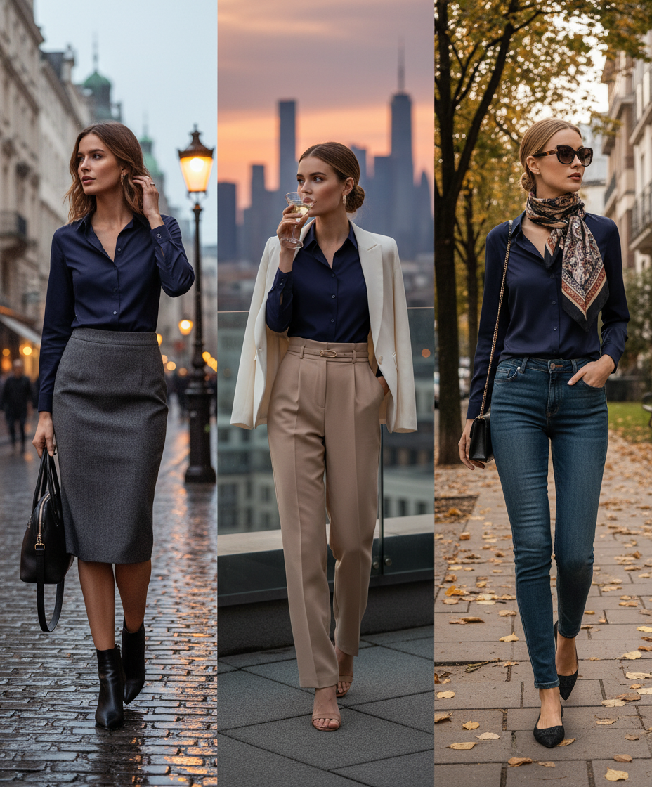 Ženska Srajca s Dolgimi Rokavi NEOBLU  Blaise Women - oblekanadom