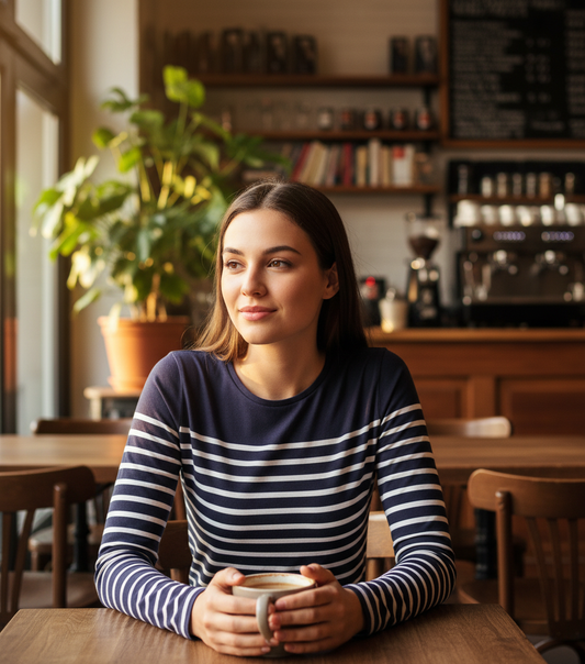 Damen-T-Shirt Langarm SOL'S Matelot LSL Women