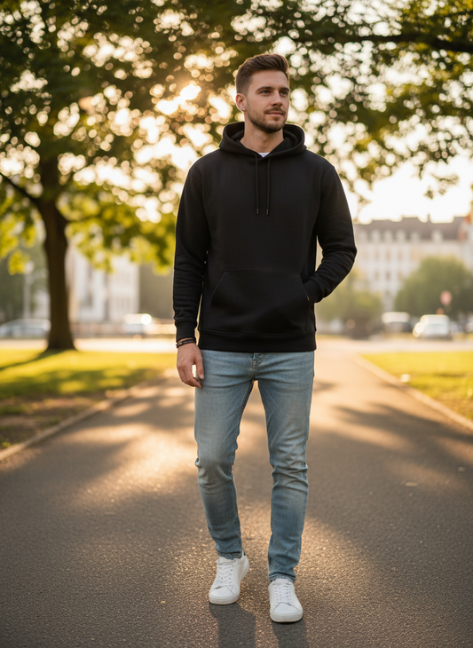 Moški Pulover S Kapuco Build Your Brand Basic | Bb 001 - oblekanadom