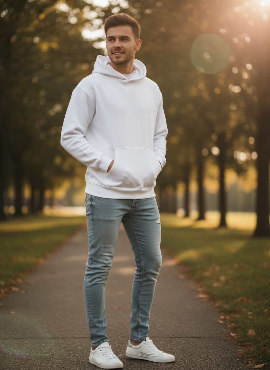 Moški Pulover S Kapuco Build Your Brand | By 284 - oblekanadom