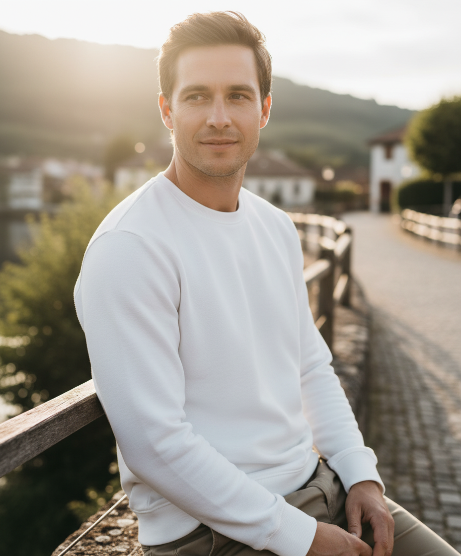 Moški Pulover B&C  Inspire Crew Neck - Del 1 - oblekanadom