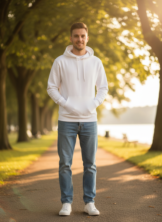 Moški Pulover s Kapuco B&C  #Hoodie - Del 1 - oblekanadom