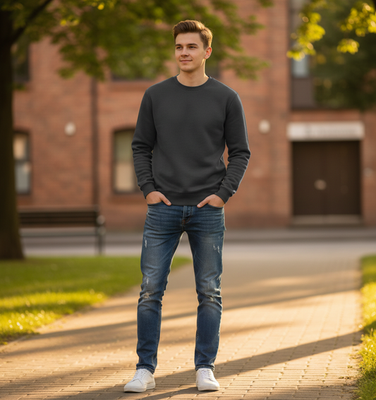 Moški Pulover James & Nicholson  JN 794 - Del 2 - oblekanadom