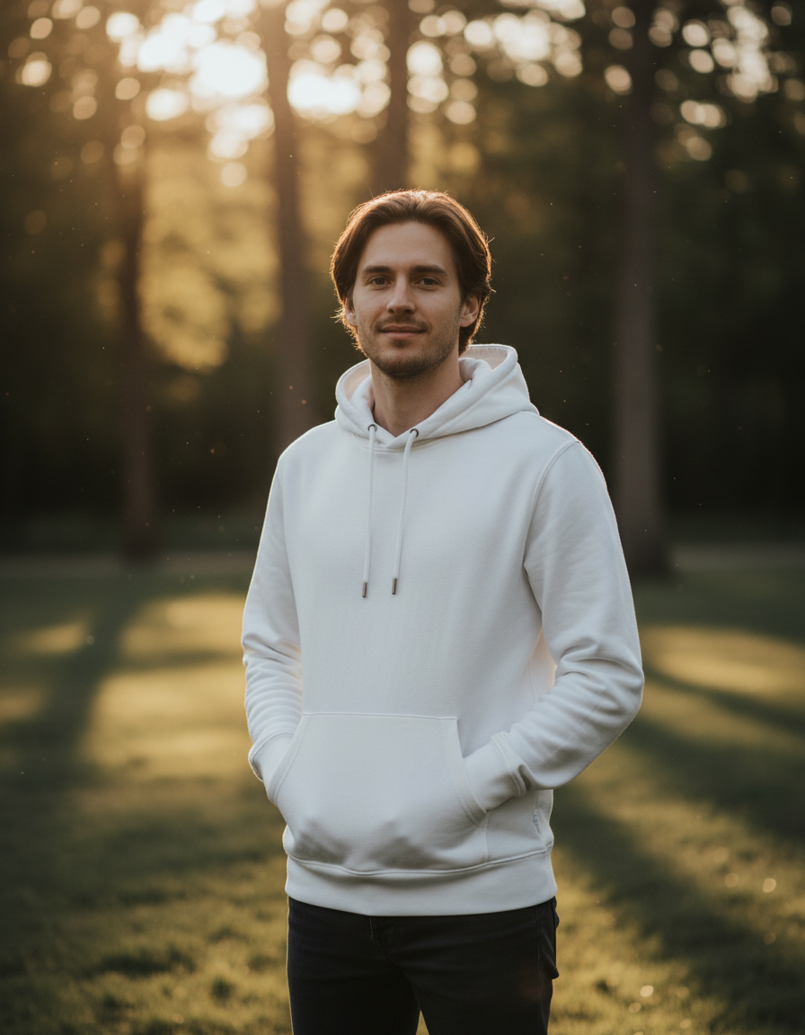 Moški Pulover s Kapuco B&C  KING Hooded - Del 1 - oblekanadom