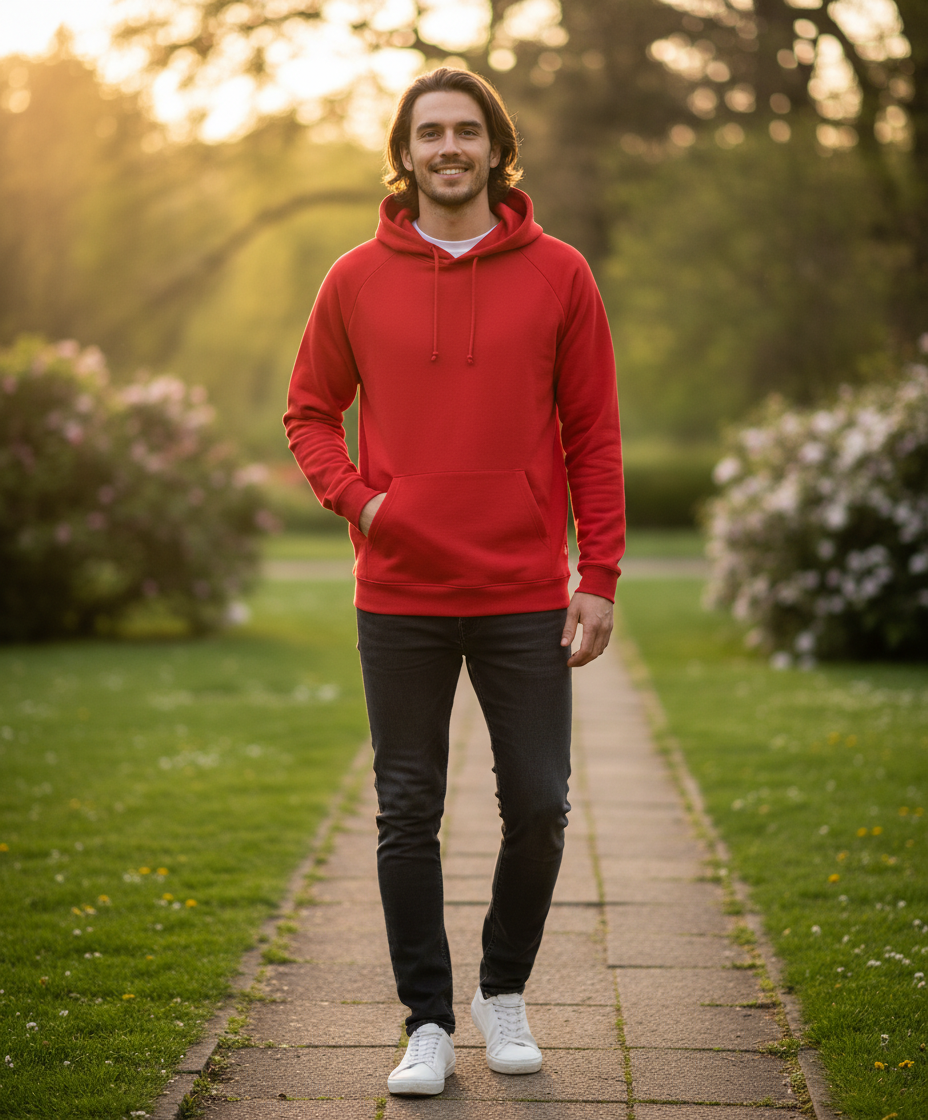 Moški Pulover s Kapuco Stedman  Unisex Hoody - oblekanadom