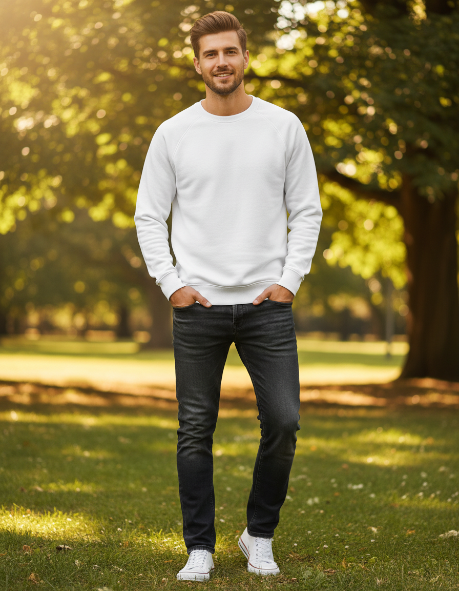 Moški Pulover F.O.L.  Lightweight Raglan Sweat - oblekanadom