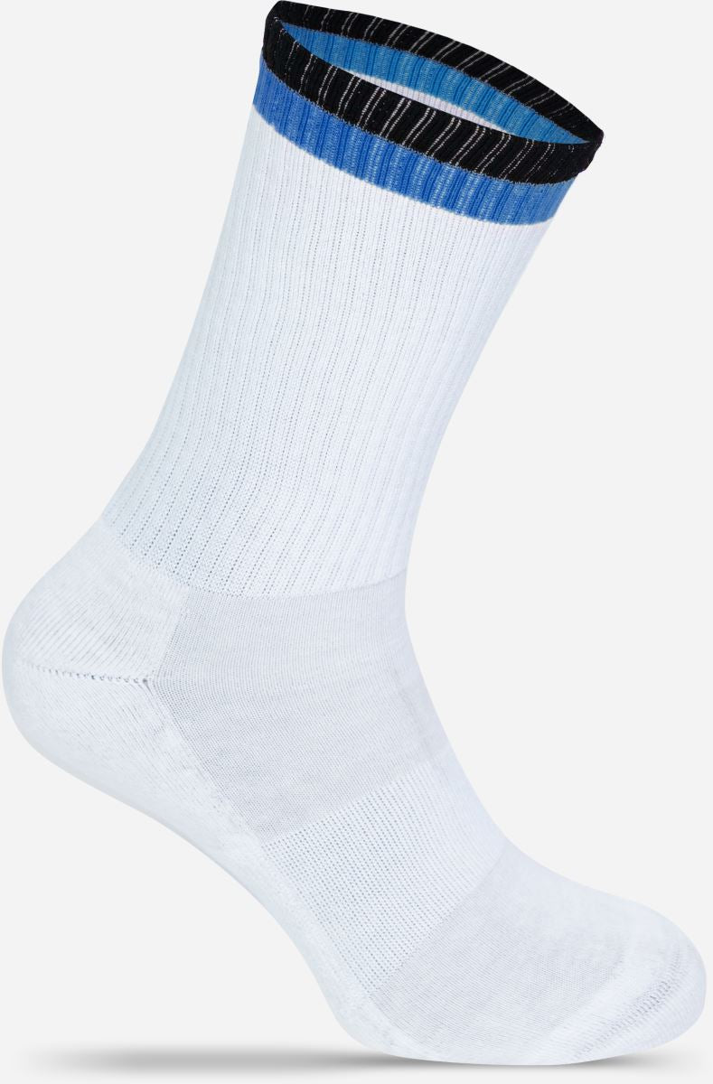 Unisex tennis Socks "Two Tone" Mr.Socks – white/black/blue