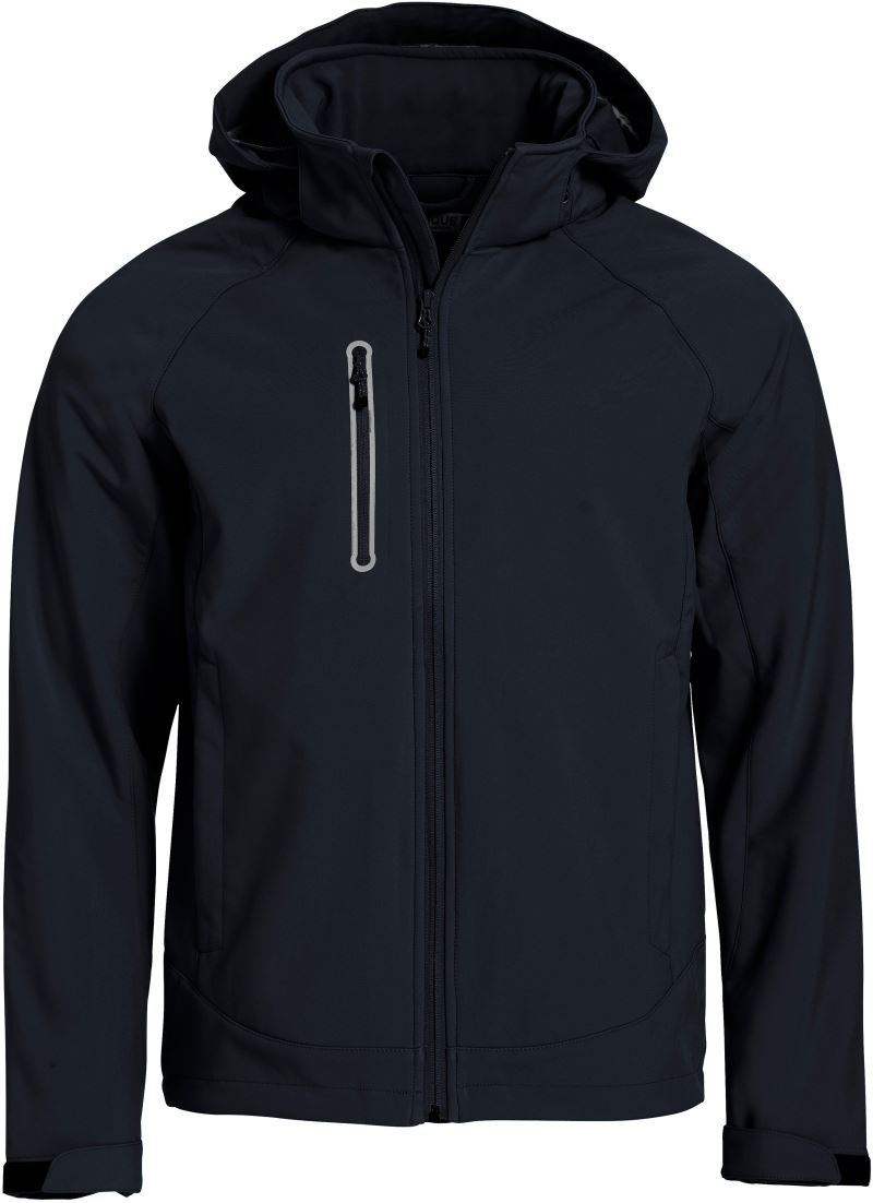 Moška 3-Layer softshell jakna Clique – Črna