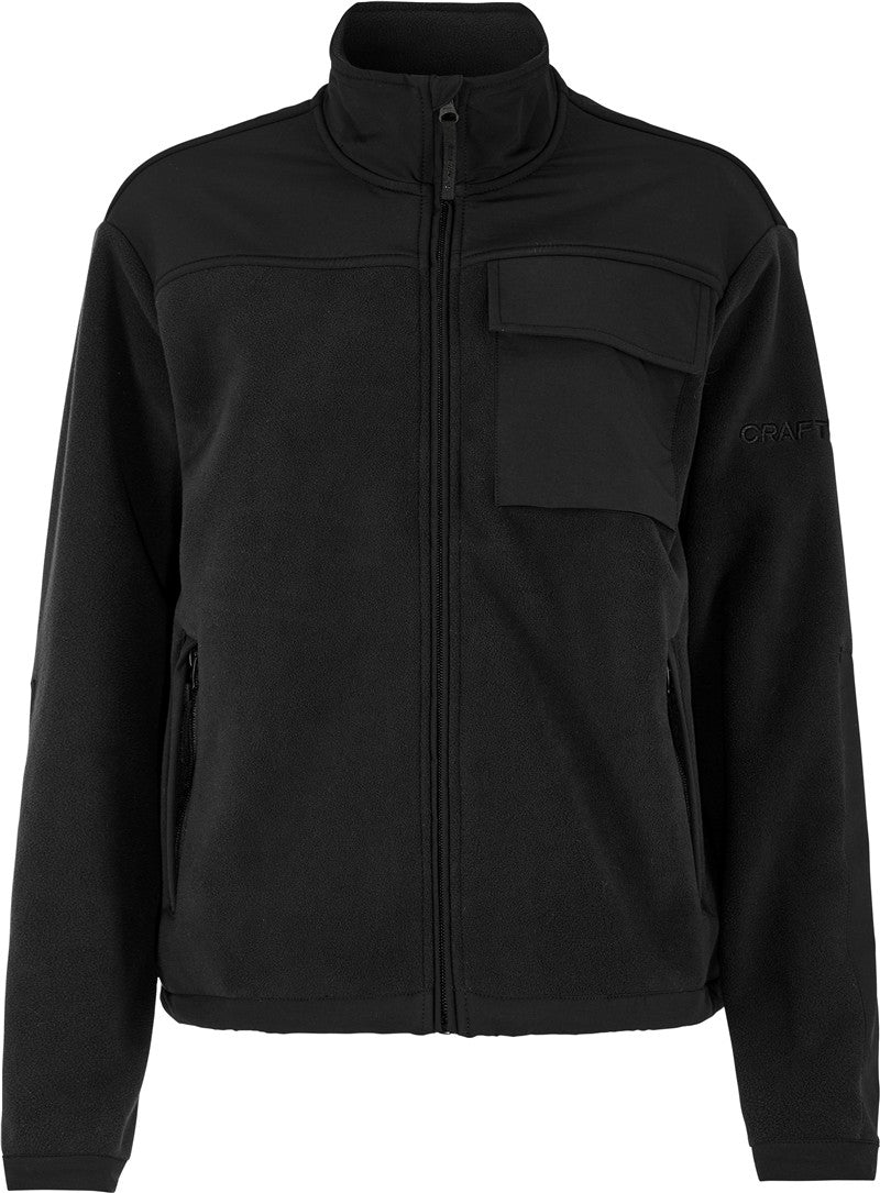 Ženska jakna iz flisa Craft Corporate Urban Fleece Jacket W - Črna