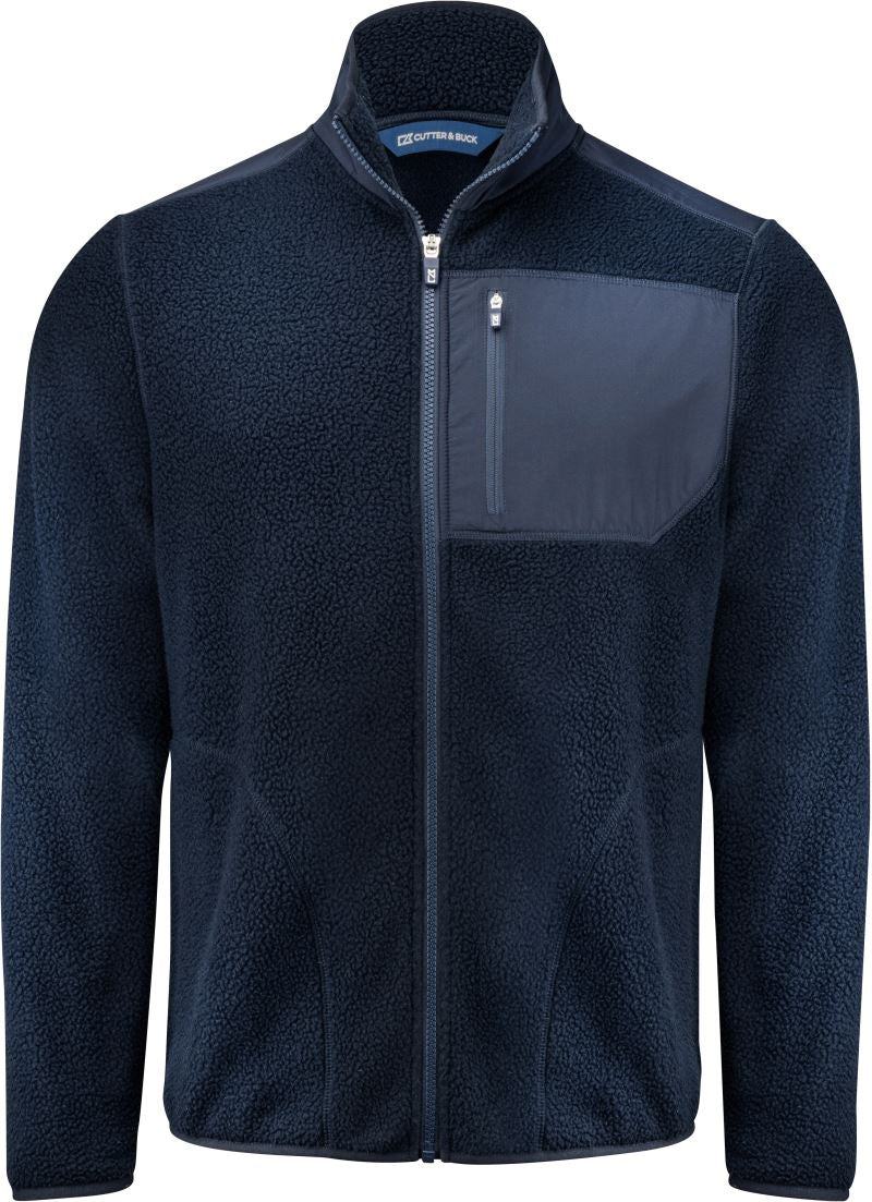 Moška Sherpa flis jakna Cutter & Buck – dark navy