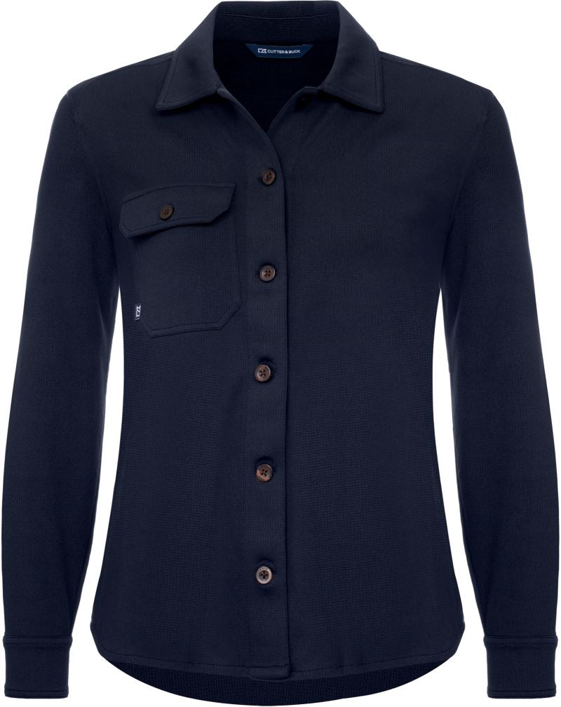 Ženski leisure Blouse Cutter & Buck – dark navy