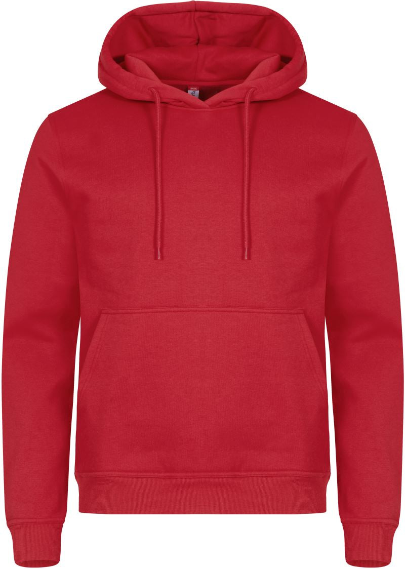 Unisex s kapuco pulover Clique – Rdeča