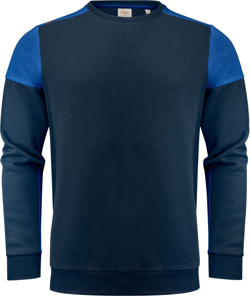 Unisex pulover Printer – navy/cobalt