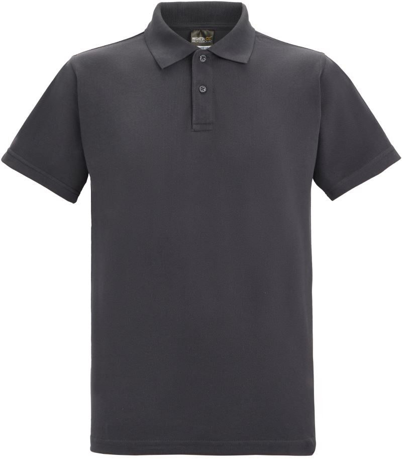 Težja unisex polo majica Regatta TRS101, barva Enotno siva