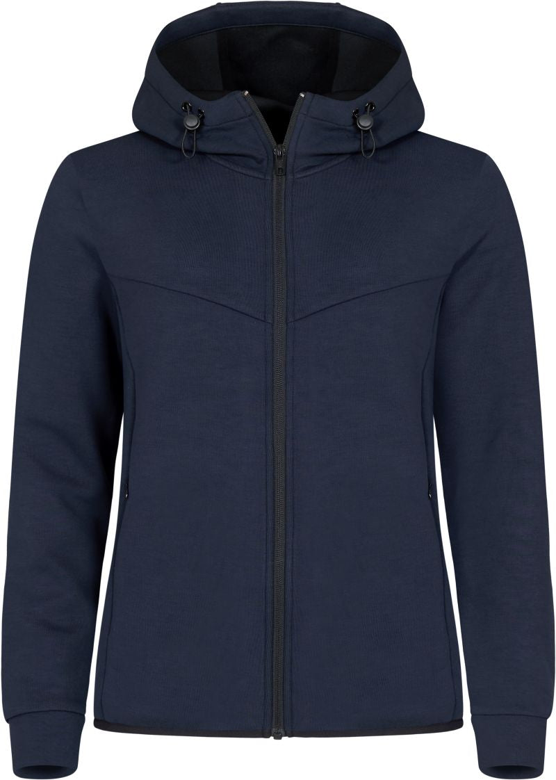 Ženska s kapuco jopica Clique – dark navy