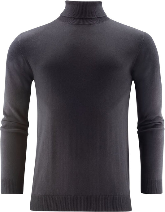 Moška Turtleneck Pullover James Harvest – Črna