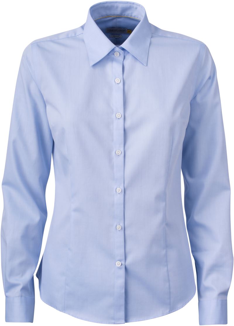 Ženski twill Blouse dolgi rokav J.Harvest & Frost – Nebesno modra