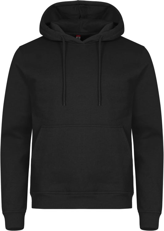 Unisex s kapuco pulover Clique – Črna