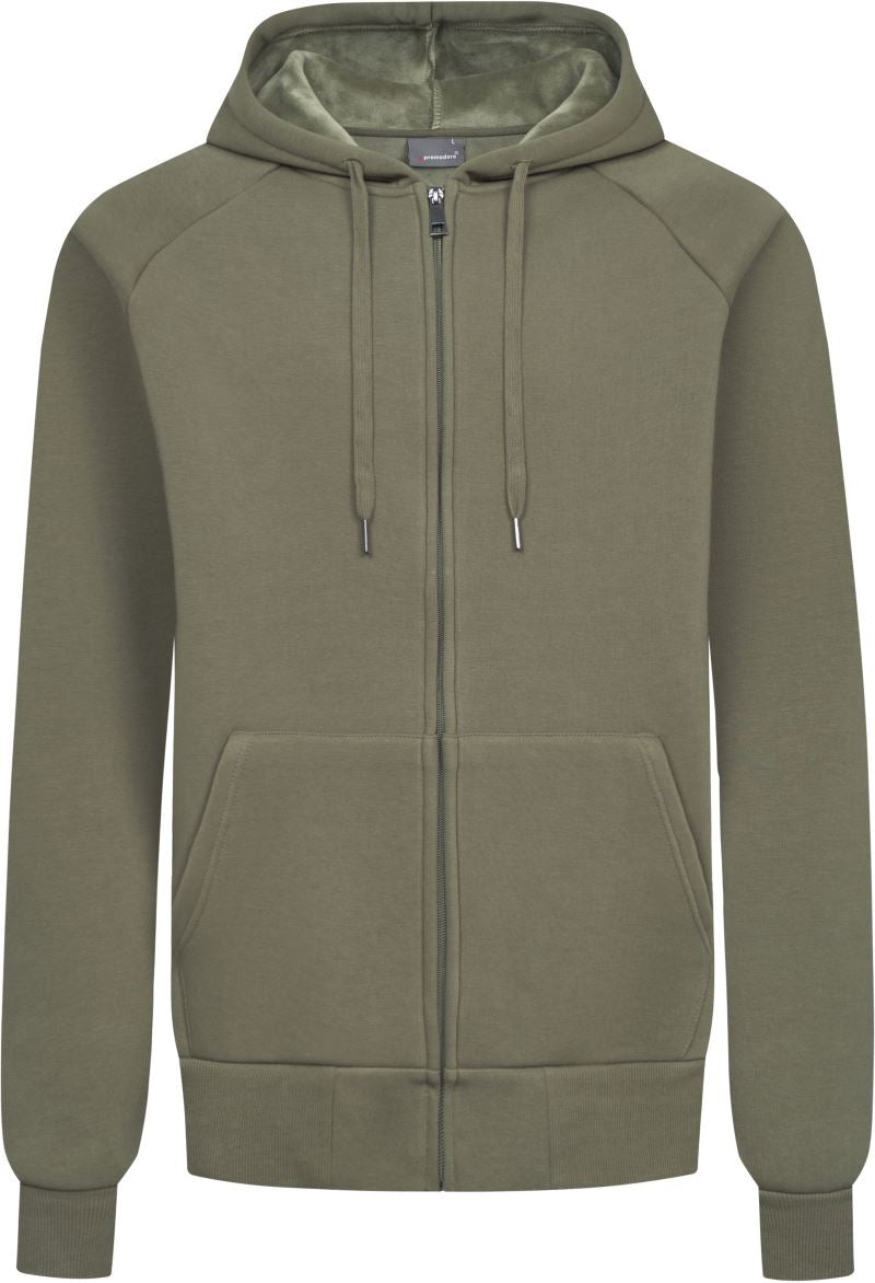 Unisex težji Unisex s kapuco jopica Promodoro – dusty khaki