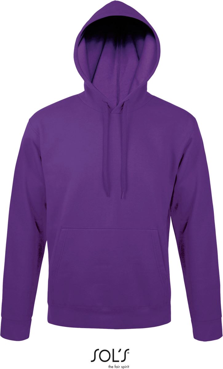 Unisex s kapuco pulover SOL's Collection – dark purple