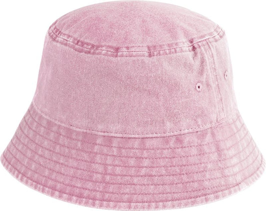 Otroški vintage bucket klobuk Beechfield B688B, barva Vintage zamolklo rožnata