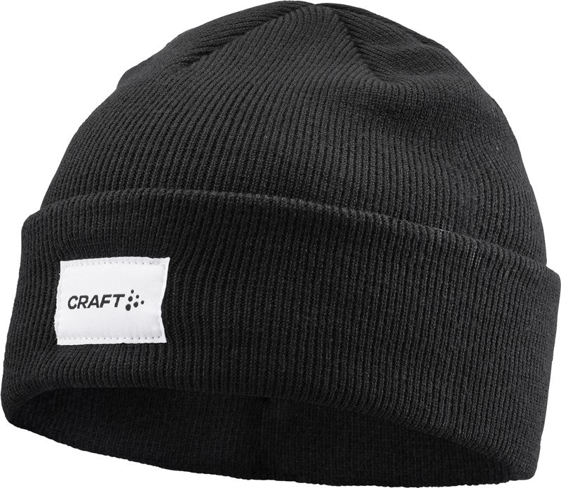 Pletena kapa Craft Corporate Urban Beanie - Črna/bela